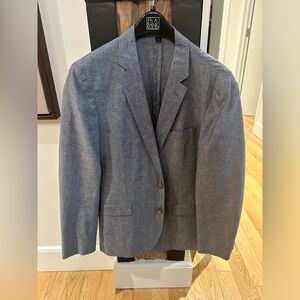 Two J Crew Ludlow Linen Slim-fit unstructured blazers 40R